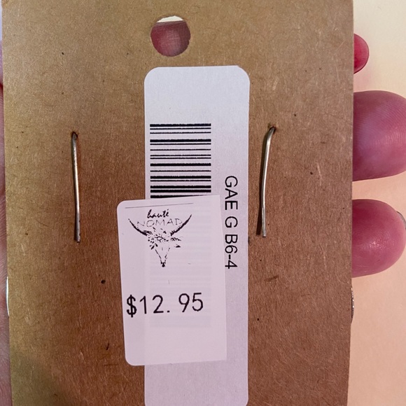 Pewter handmade earrings - Picture 3 of 3